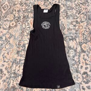 Gymshark Unisex Black Muscle Tank- Medium- Black